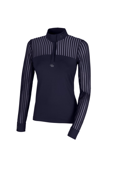 Pikeur Dames Wedstrijdshirt Lange Mouwen Mesh - in de kleur navy - Ridershouse Pikeur Dames Wedstrijdshirt Lange Mouwen Mesh - in de kleur navy - Ridershouse