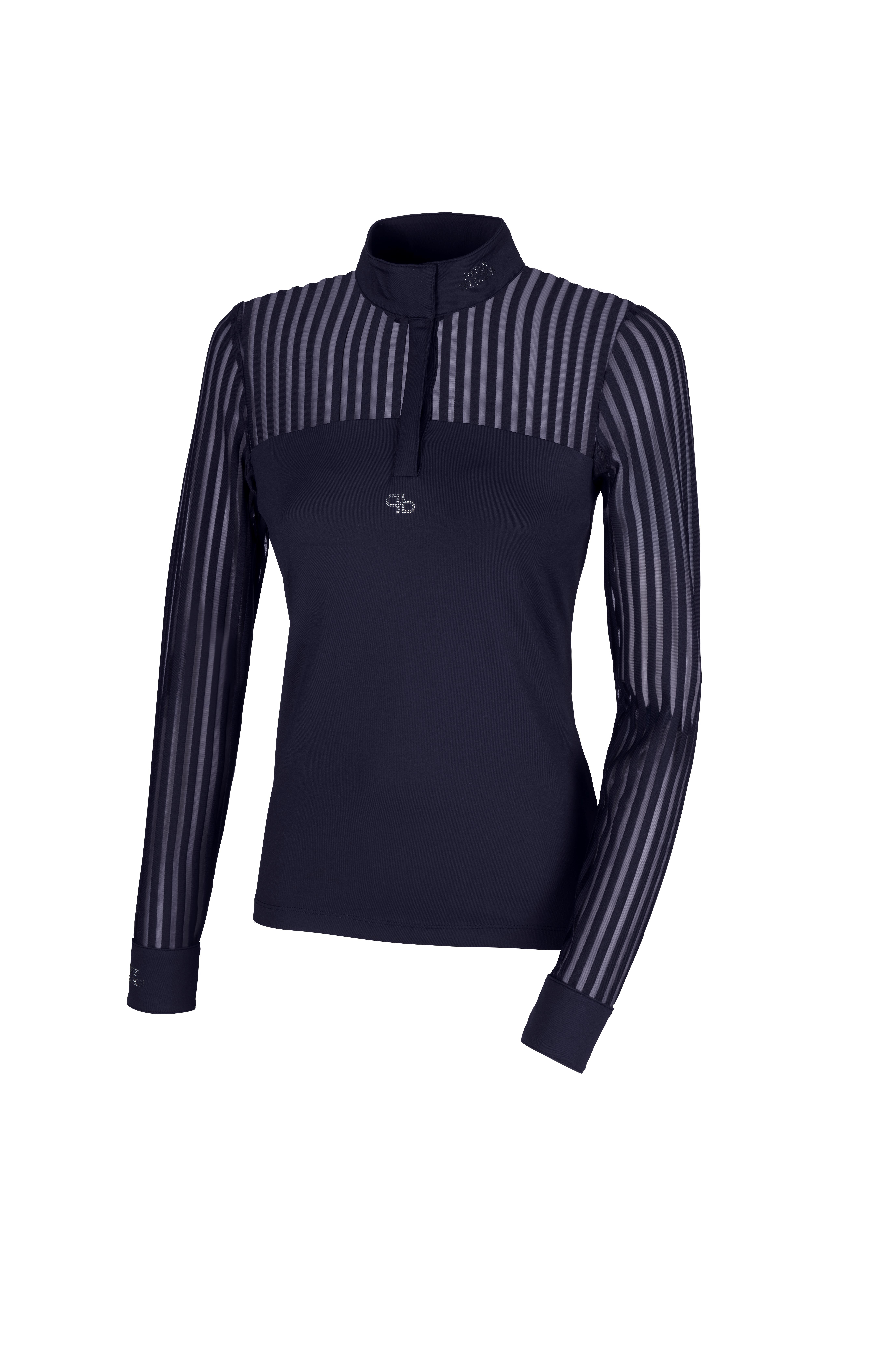 Pikeur Women's Competition Shirt Long Sleeve Mesh - color navy - Ridershouse Pikeur Women's Competition Shirt Long Sleeve Mesh - color navy - Ridershouse