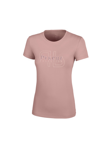 Ridershouse: Pikeur Dames T-Shirt Selection Korte Mouw - in de kleur lichtroze Ridershouse: Pikeur Dames T-Shirt Selection Korte Mouw - in de kleur lichtroze