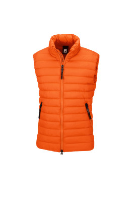 Pikeur Heren Bodywarmer Sports - in de kleur oranje - ultiem comfort in het zadel