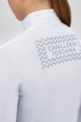 Cavalleria Toscana Meisjes Jersey L/S Wedstrijdshirt Zip Polo - Ridershouse Cavalleria Toscana Meisjes Jersey L/S Wedstrijdshirt Zip Polo - Ridershouse