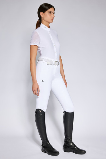 Cavalleria Toscana Dames Wedstrijdshirt S/S Polka Dot - Ridershouse.com Cavalleria Toscana Dames Wedstrijdshirt S/S Polka Dot - Ridershouse.com