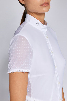 Cavalleria Toscana Women's Competition Shirt S/S Polka Dot - Ridershouse