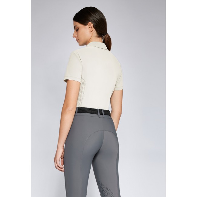 Cavalleria Toscana Women's Perforated Jersey T-shirt