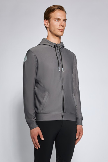 Cavalleria Toscana Heren Diagonal Weave Full Zip Hoodie - Ridershouse.com Cavalleria Toscana Heren Diagonal Weave Full Zip Hoodie - Ridershouse.com