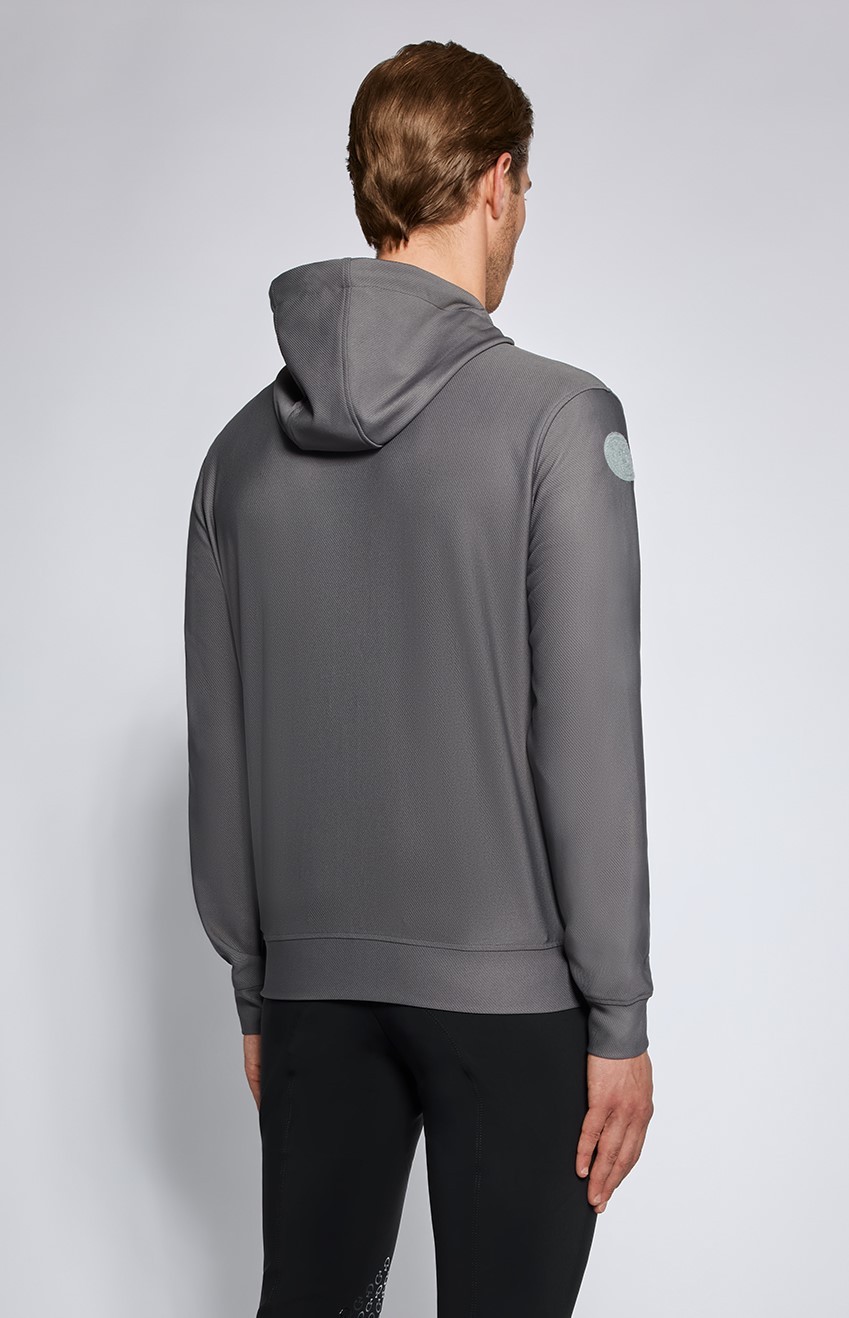 Cavalleria Toscana Heren Diagonal Weave Full Zip Hoodie - Ridershouse.com Cavalleria Toscana Heren Diagonal Weave Full Zip Hoodie - Ridershouse.com