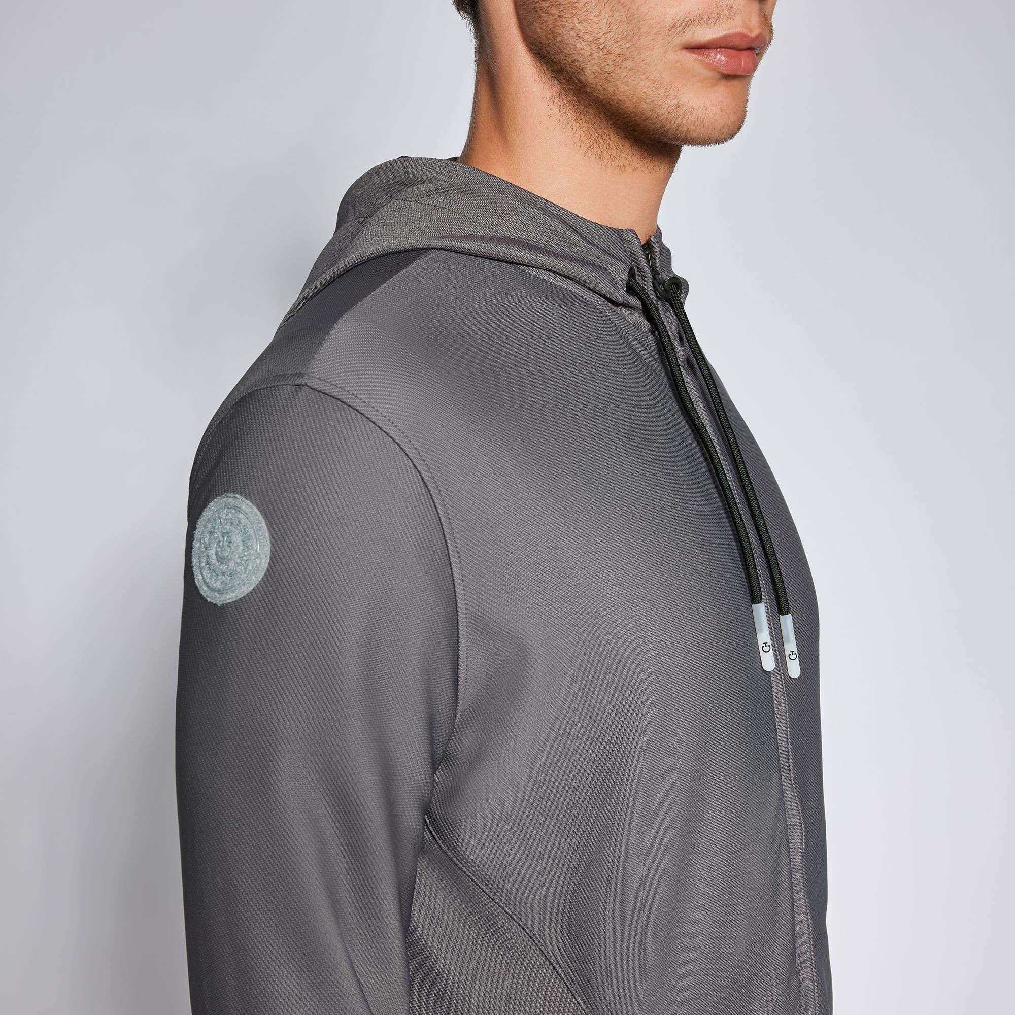 Cavalleria Toscana Heren Diagonal Weave Full Zip Hoodie - Ridershouse.com Cavalleria Toscana Heren Diagonal Weave Full Zip Hoodie - Ridershouse.com