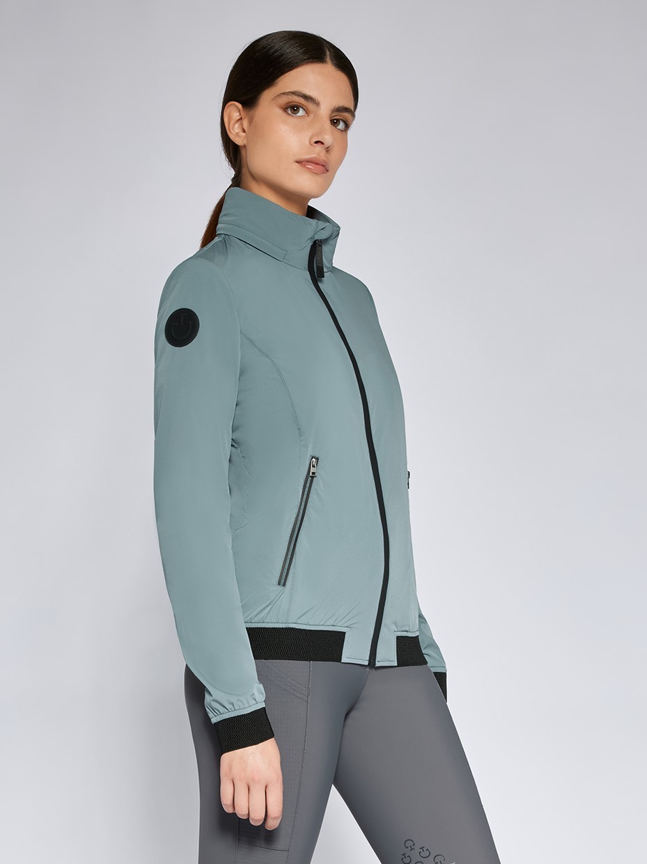 Ridershouse: Cavalleria Toscana Dames Lightweight Hooded Windproof Puffer Jas Ridershouse: Cavalleria Toscana Dames Lightweight Hooded Windproof Puffer Jas