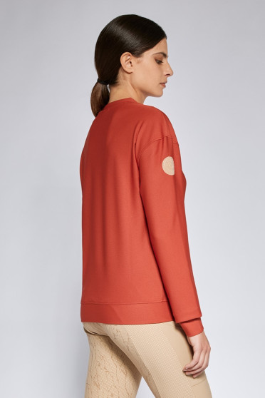 Ridershouse: Cavalleria Toscana Women's Diagonal Weave Crew Neck Sweater Ridershouse: Cavalleria Toscana Women's Diagonal Weave Crew Neck Sweater