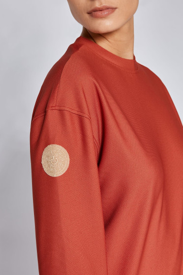 Ridershouse: Cavalleria Toscana Dames Diagonal Weave Crew Neck Sweater Ridershouse: Cavalleria Toscana Dames Diagonal Weave Crew Neck Sweater
