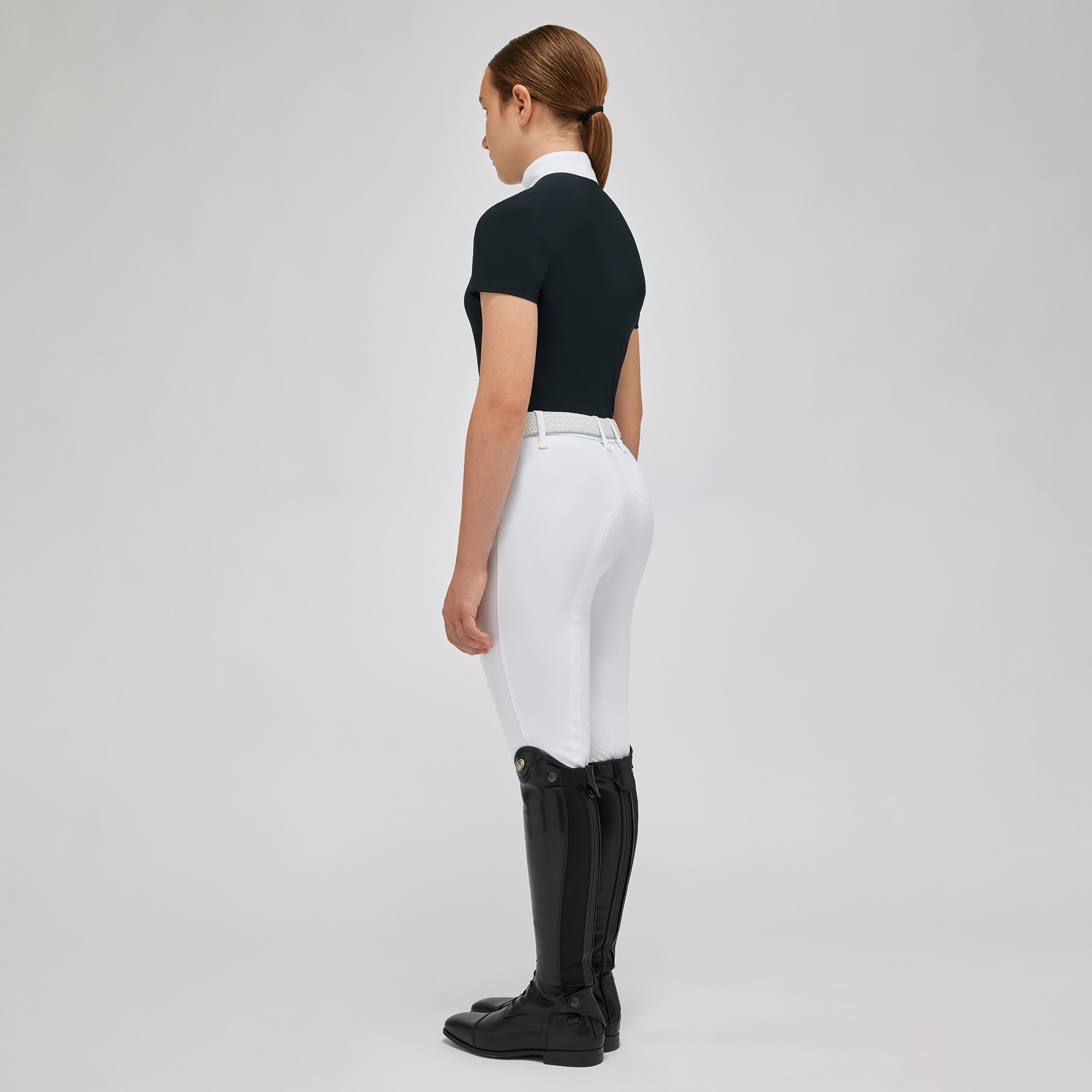 Cavalleria Toscana Girls Jersey S/S Competition Zip Polo - Ridershouse.com Cavalleria Toscana Girls Jersey S/S Competition Zip Polo - Ridershouse.com