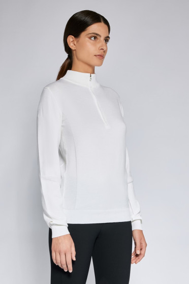 Cavalleria Toscana Women's Revo Sport Knit Half Zip Sweater - Ridershouse Cavalleria Toscana Women's Revo Sport Knit Half Zip Sweater - Ridershouse