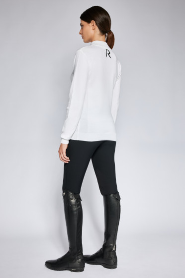 Cavalleria Toscana Women's Revo Sport Knit Half Zip Sweater - Ridershouse Cavalleria Toscana Women's Revo Sport Knit Half Zip Sweater - Ridershouse