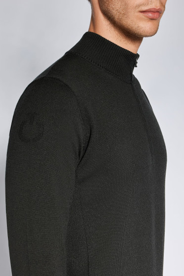 Cavalleria Toscana Half Zip Coltrui Cotton Sweater Blauw - Ridershouse.com Cavalleria Toscana Half Zip Coltrui Cotton Sweater Blauw - Ridershouse.com