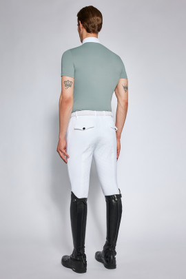 Cavalleria Toscana Heren Tech Piquet S/S Button Wedstrijdshirt - Ridershouse Cavalleria Toscana Heren Tech Piquet S/S Button Wedstrijdshirt - Ridershouse
