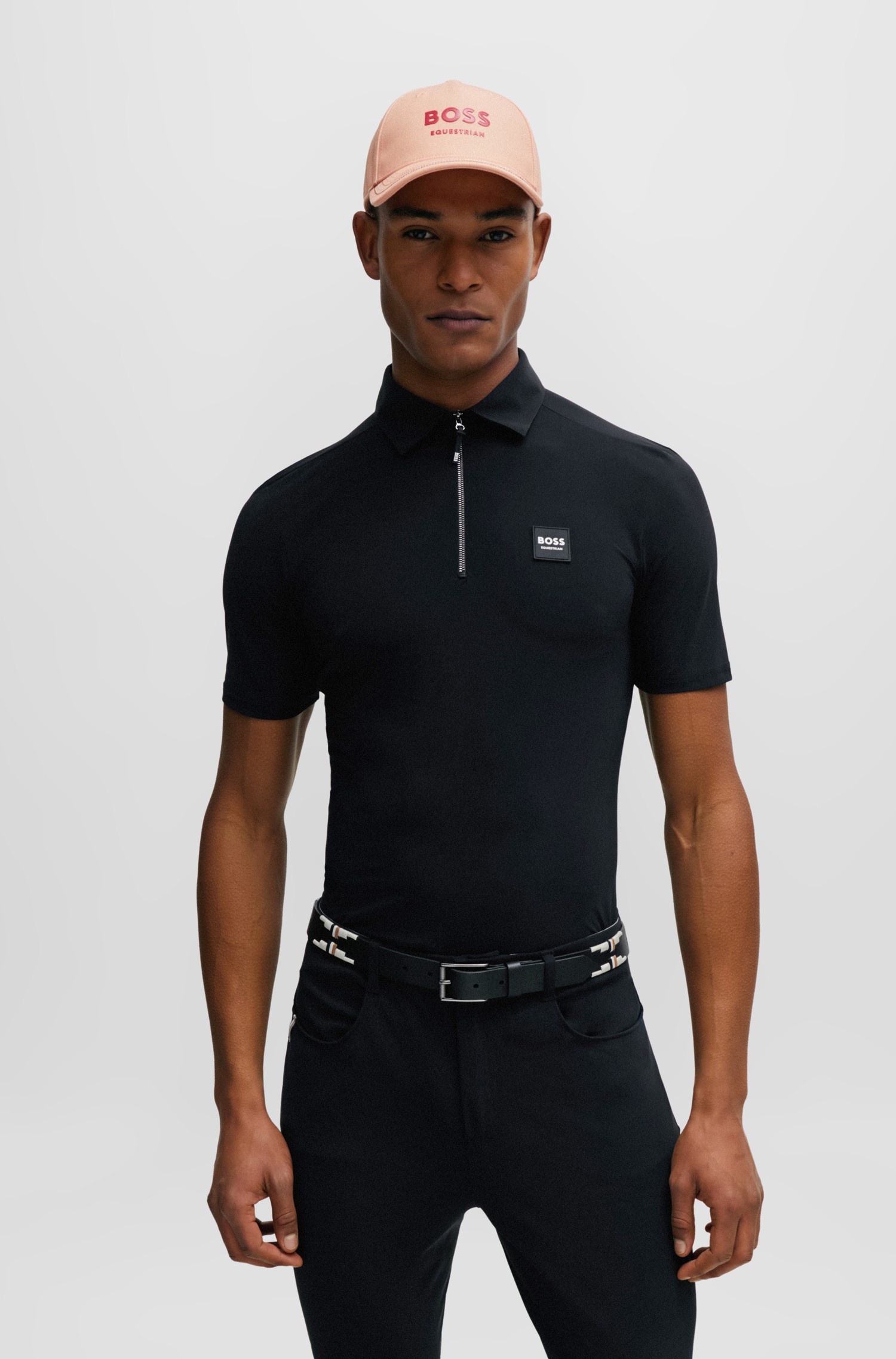 Ridershouse: BOSS EQUESTRIAN Classic Pet met logo - Spring / Summer 2024