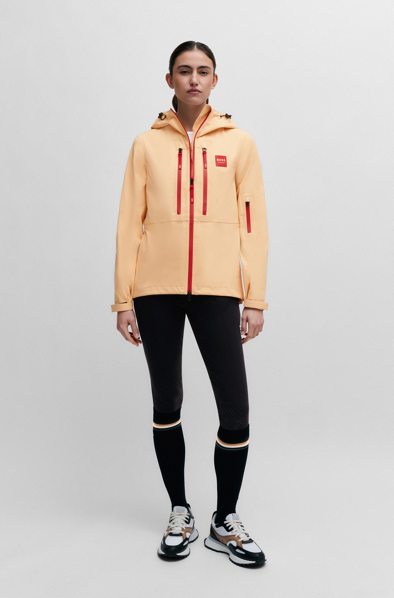 Ridershouse: BOSS EQUESTRIAN Dames Bruna Performance Jacket kleur Zwart Ridershouse: BOSS EQUESTRIAN Dames Bruna Performance Jacket kleur Zwart