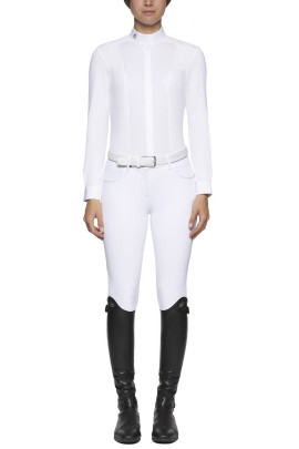 Women's micro perforated long-sleeved shirt from the brand CT.
