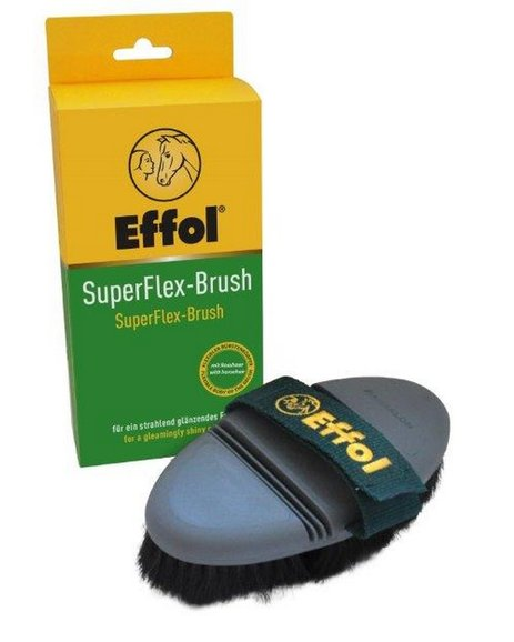 Ridershouse.com - Effol Brush SuperFlex - for a super shiny horse coat.