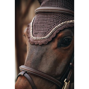 Kentucky Horsewear Oornetje Wellington Stone en Pearl Soundless