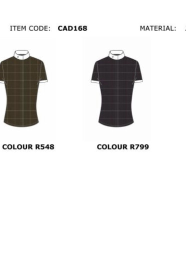 Cavalleria Toscana geribd wedstijdshirt met tekst op de kraag Cavalleria Toscana geribd wedstijdshirt met tekst op de kraag