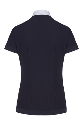 Cavalleria Toscana geribd wedstijdshirt met tekst op de kraag Cavalleria Toscana geribd wedstijdshirt met tekst op de kraag