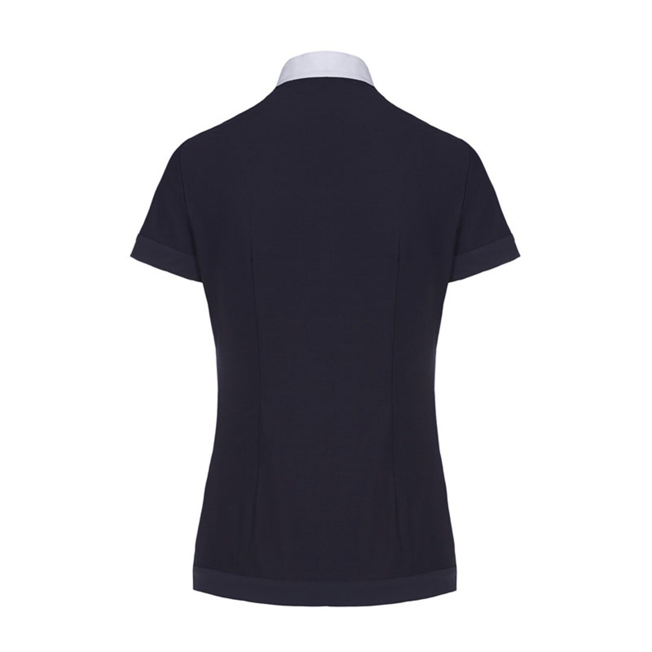 Cavalleria Toscana geribd wedstijdshirt met tekst op de kraag Cavalleria Toscana geribd wedstijdshirt met tekst op de kraag