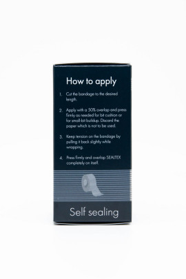 Ridershouse: Trust Sealtex Latex Self Sealing Bit Bandage - geeft een zachter gevoel in de paardenmond Ridershouse: Trust Sealtex Latex Self Sealing Bit Bandage - geeft een zachter gevoel in de paardenmond