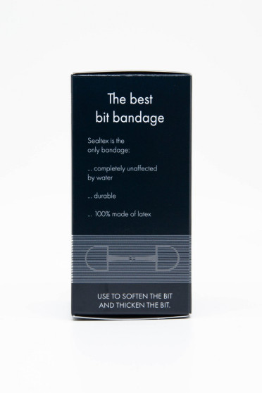 Ridershouse: Trust Sealtex Latex Self Sealing Bit Bandage - geeft een zachter gevoel in de paardenmond Ridershouse: Trust Sealtex Latex Self Sealing Bit Bandage - geeft een zachter gevoel in de paardenmond
