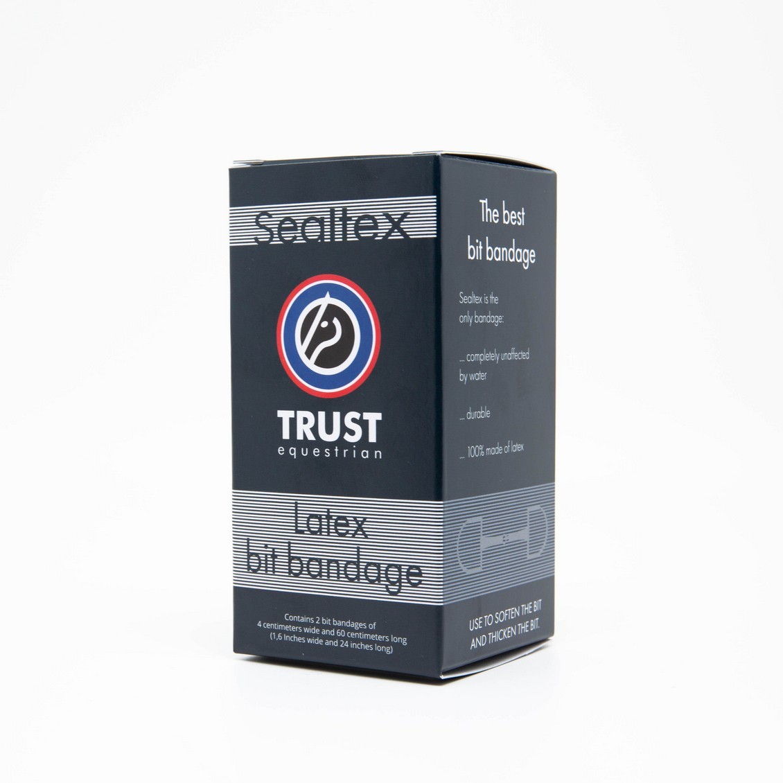 Ridershouse: Trust Sealtex Latex Self Sealing Bit Bandage - geeft een zachter gevoel in de paardenmond Ridershouse: Trust Sealtex Latex Self Sealing Bit Bandage - geeft een zachter gevoel in de paardenmond
