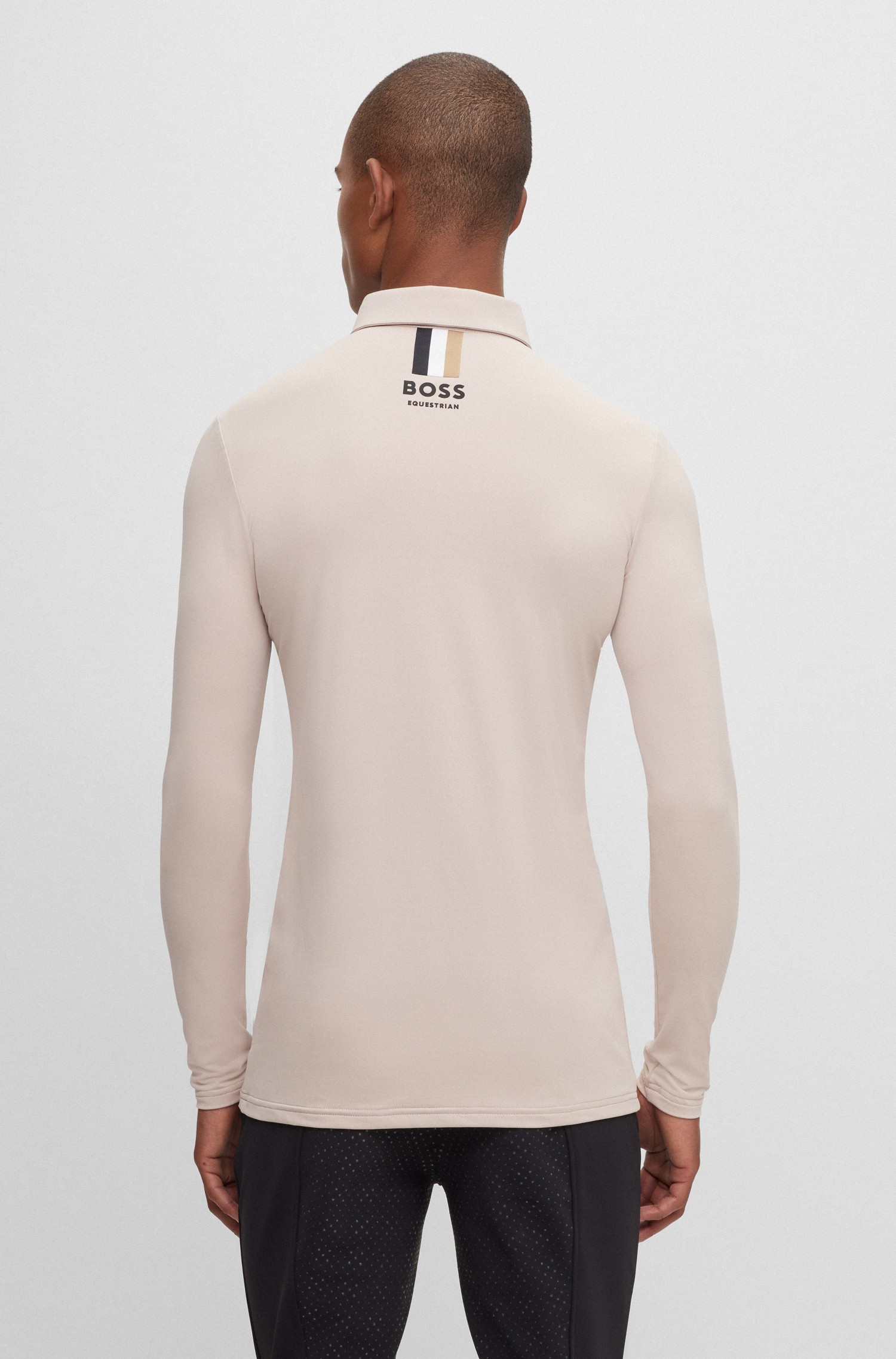BOSS EQUESTRIAN Men's Elton Signature Stripe Training Polo - Ridershouse.com BOSS EQUESTRIAN Men's Elton Signature Stripe Training Polo - Ridershouse.com