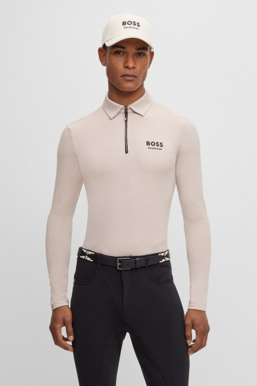 BOSS EQUESTRIAN Men's Elton Signature Stripe Training Polo - Ridershouse.com BOSS EQUESTRIAN Men's Elton Signature Stripe Training Polo - Ridershouse.com
