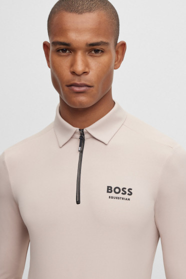 BOSS EQUESTRIAN Men's Elton Signature Stripe Training Polo - Ridershouse.com BOSS EQUESTRIAN Men's Elton Signature Stripe Training Polo - Ridershouse.com
