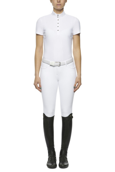 Elegant Cavalleria Toscana dames wedstrijdshirt met korte mouwen. Elegant Cavalleria Toscana dames wedstrijdshirt met korte mouwen.