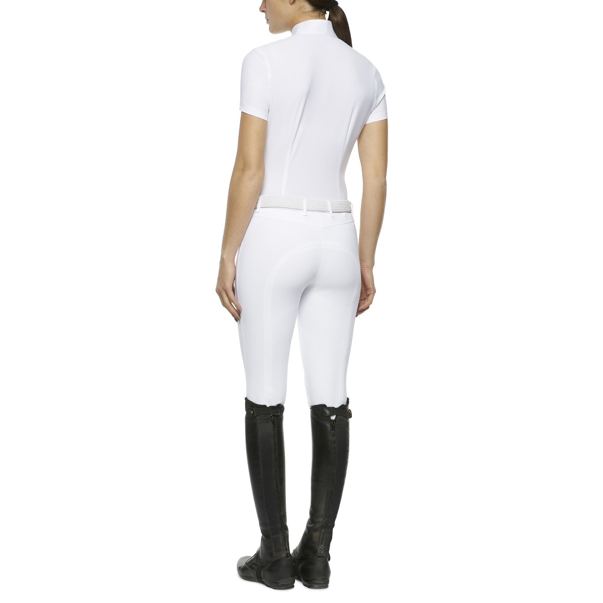 Elegant Cavalleria Toscana dames wedstrijdshirt met korte mouwen. Elegant Cavalleria Toscana dames wedstrijdshirt met korte mouwen.