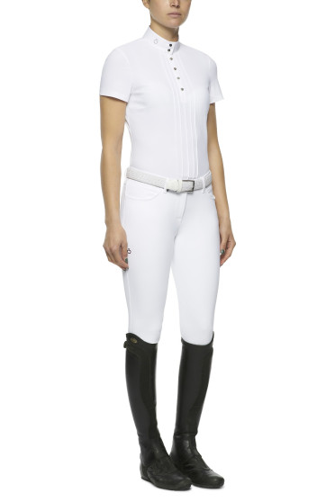 Elegant Cavalleria Toscana dames wedstrijdshirt met korte mouwen. Elegant Cavalleria Toscana dames wedstrijdshirt met korte mouwen.