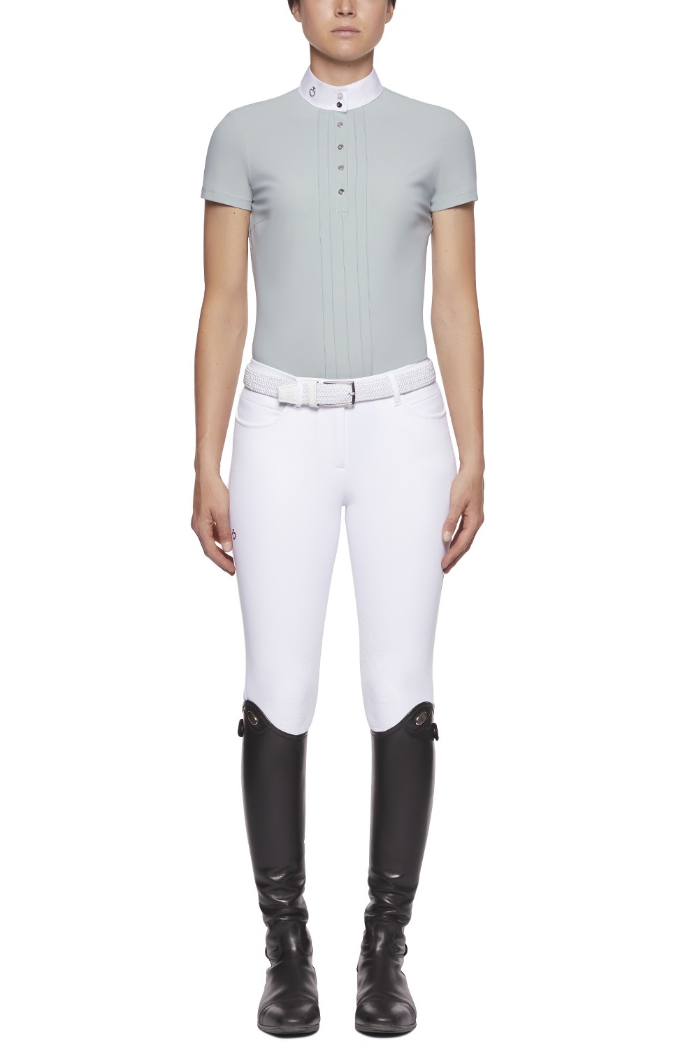 Elegant Cavalleria Toscana dames wedstrijdshirt met korte mouwen. Elegant Cavalleria Toscana dames wedstrijdshirt met korte mouwen.