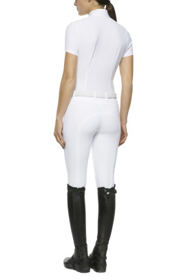 Elegant Cavalleria Toscana dames wedstrijdshirt met korte mouwen. Elegant Cavalleria Toscana dames wedstrijdshirt met korte mouwen.