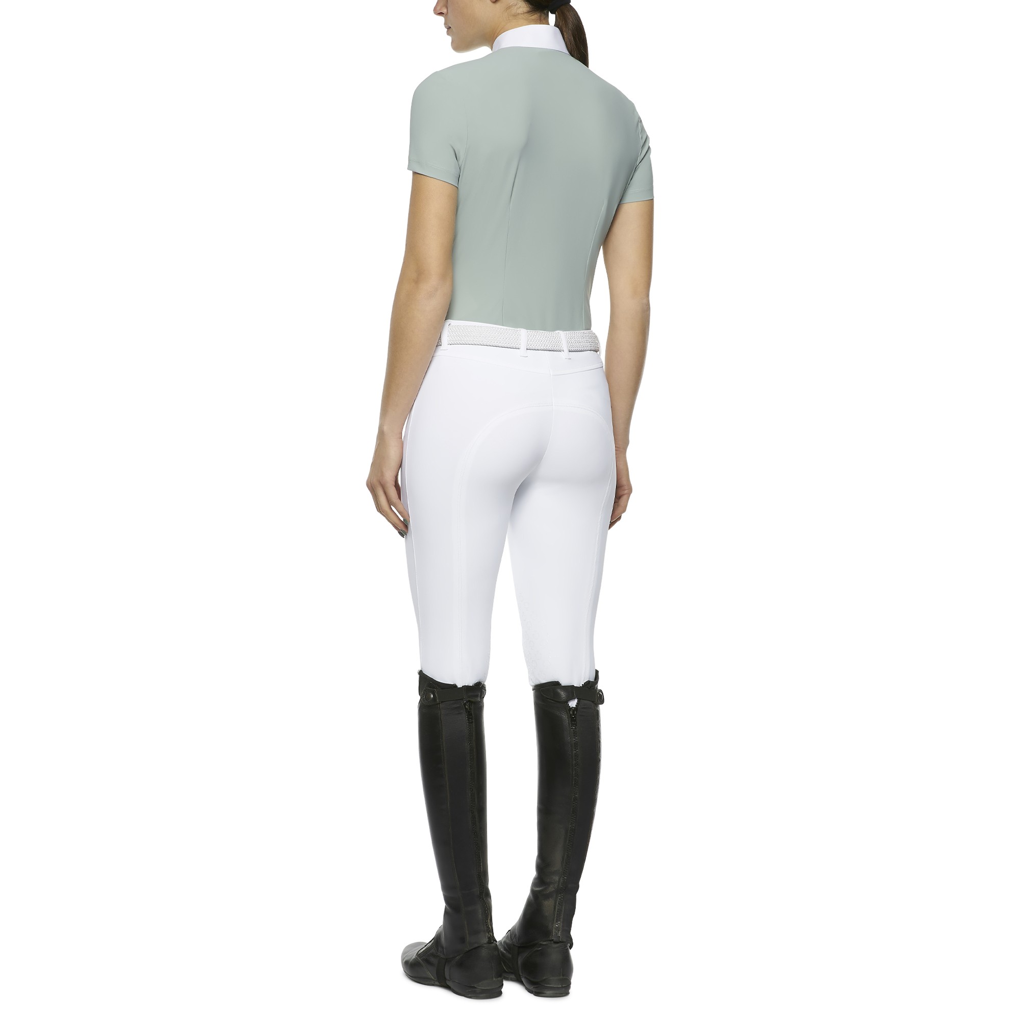 Elegant Cavalleria Toscana dames wedstrijdshirt met korte mouwen. Elegant Cavalleria Toscana dames wedstrijdshirt met korte mouwen.