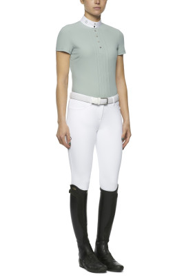 Elegant Cavalleria Toscana dames wedstrijdshirt met korte mouwen. Elegant Cavalleria Toscana dames wedstrijdshirt met korte mouwen.
