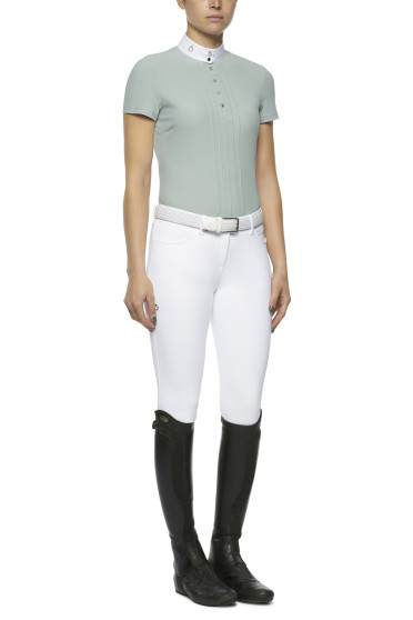 Elegant Cavalleria Toscana dames wedstrijdshirt met korte mouwen. Elegant Cavalleria Toscana dames wedstrijdshirt met korte mouwen.