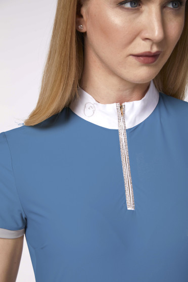Vestrum Dames Manarola S/S Wedstrijdshirt Blue Riviera - Ridershouse.com Vestrum Dames Manarola S/S Wedstrijdshirt Blue Riviera - Ridershouse.com