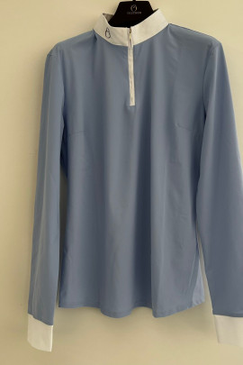 Vestrum Dames Shirt L/S Mahon in de kleur Sky Blue - Ridershouse.com