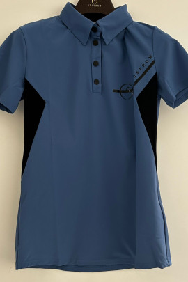 Vestrum Dames Saint Martin Training S/S Shirt Blue Riviera - Ridershouse.com