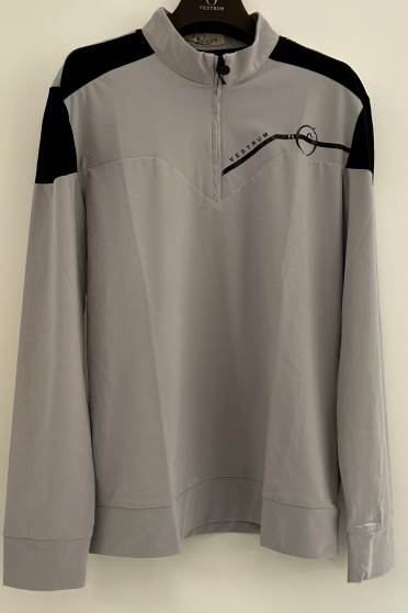 Ridershouse: Vestrum Men's Skiatos L/S Training Shirt - in light grey Ridershouse: Vestrum Men's Skiatos L/S Training Shirt - in light grey