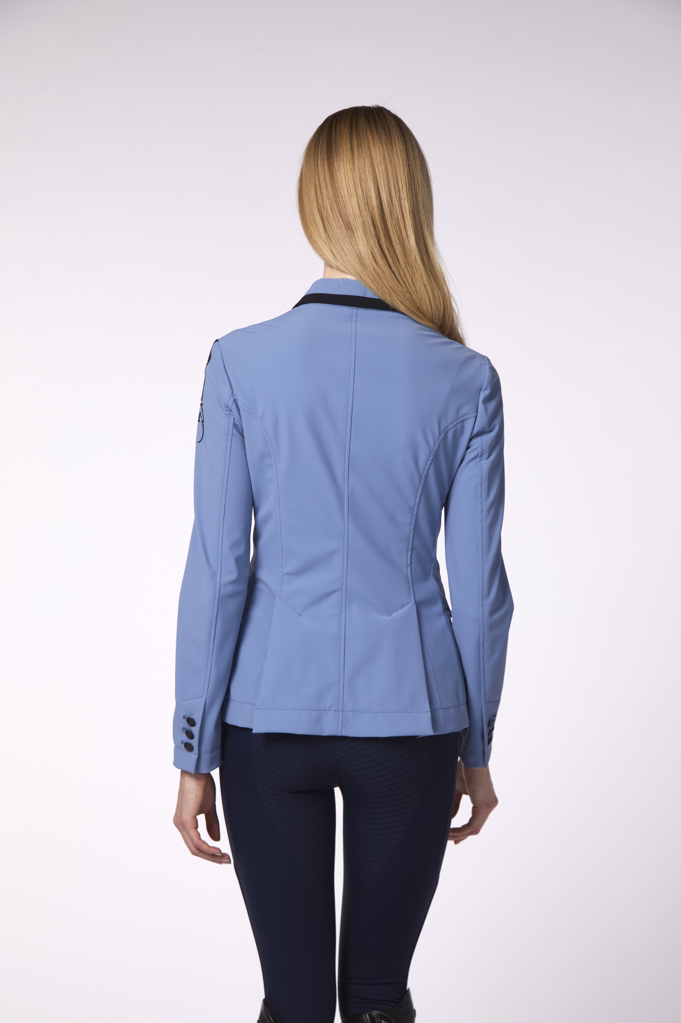 Ridershouse: Vestrum Women's Competition Jacket Alessandria TK-Fabric - Blue Riviera / Black Ridershouse: Vestrum Women's Competition Jacket Alessandria TK-Fabric - Blue Riviera / Black