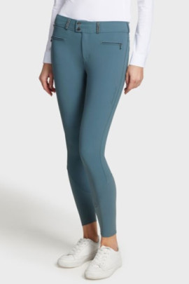Samshield Women's Riding Breeches Knee Grip Chloe Crystal - Stormy Sea - Ridershouse.com