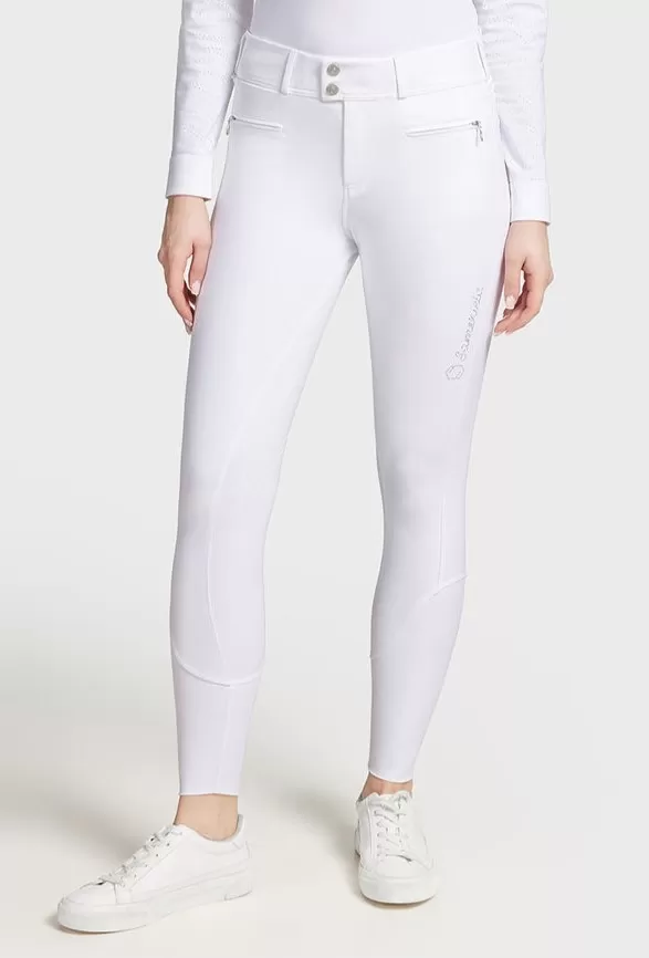 Samshield Women's Riding Breeches Full Grip Clara - White - Ridershouse.com Samshield Women's Riding Breeches Full Grip Clara - White - Ridershouse.com