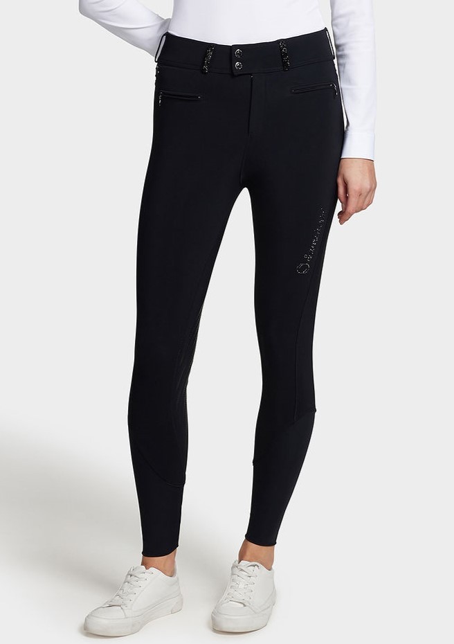 Samshield Women's Riding Breeches Knee Grip Claranova - Black - Ridershouse.com Samshield Women's Riding Breeches Knee Grip Claranova - Black - Ridershouse.com