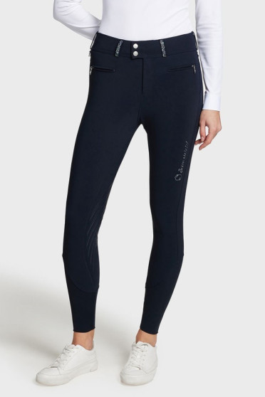 Samshield Dames Rijbroek Knie Grip Claranova - Navy Blue - Ridershouse.com Samshield Dames Rijbroek Knie Grip Claranova - Navy Blue - Ridershouse.com
